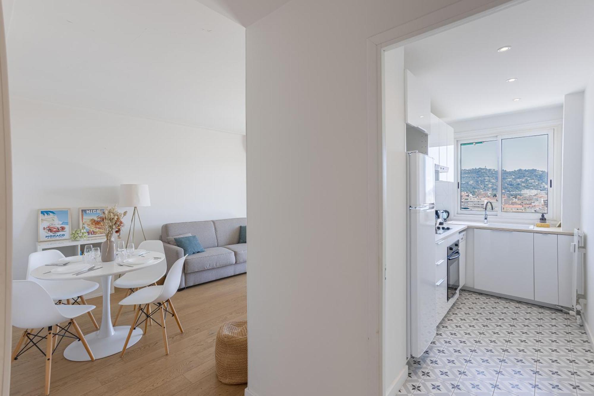 Appartement Perchoir - Balcon, Vue Sur La Ville, Palais&plages Cannes