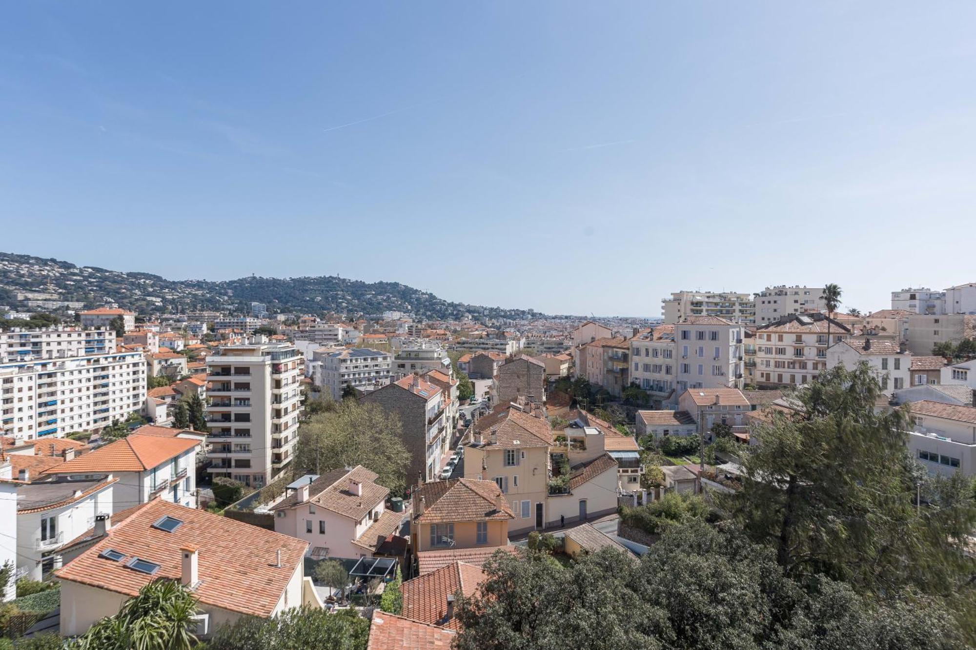 Appartement Perchoir - Balcon, Vue Sur La Ville, Palais&plages Cannes
